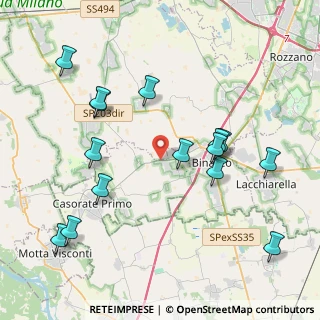 Mappa Via Marconi, 20088 Rosate MI, Italia (4.48533)