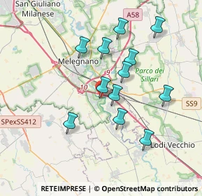 Mappa Via Daniele Ercoli, 20070 Cerro al Lambro MI, Italia (3.30833)