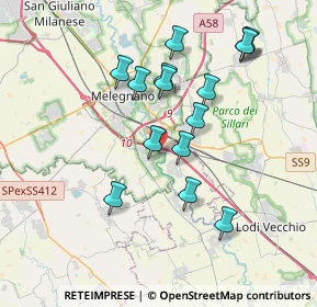 Mappa Via Daniele Ercoli, 20070 Cerro al Lambro MI, Italia (3.55267)