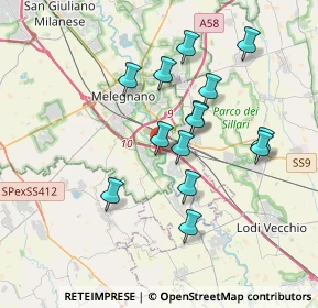 Mappa Via Daniele Ercoli, 20070 Cerro al Lambro MI, Italia (3.24357)