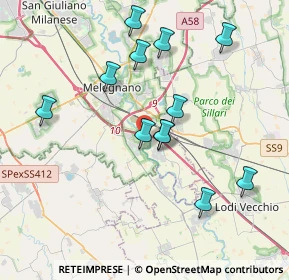 Mappa Via Daniele Ercoli, 20070 Cerro al Lambro MI, Italia (3.685)