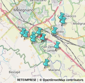 Mappa Via Daniele Ercoli, 20070 Cerro al Lambro MI, Italia (1.45364)