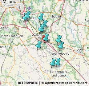 Mappa Via Daniele Ercoli, 20070 Cerro al Lambro MI, Italia (6.0225)