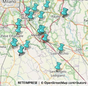 Mappa Via Daniele Ercoli, 20070 Cerro al Lambro MI, Italia (8.522)