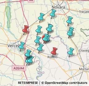 Mappa 27030 Confienza PV, Italia (6.5735)