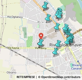 Mappa Via Giulio Pastore, 10086 Rivarolo Canavese TO, Italia (0.5515)