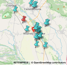 Mappa Via Giulio Pastore, 10086 Rivarolo Canavese TO, Italia (2.775)