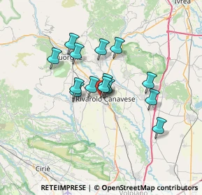 Mappa Via Giulio Pastore, 10086 Rivarolo Canavese TO, Italia (5.16)