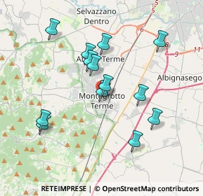 Mappa Via Ottaviana, 35036 Montegrotto Terme PD, Italia (3.46923)