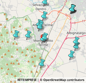 Mappa Via Ottaviana, 35036 Montegrotto Terme PD, Italia (4.62722)