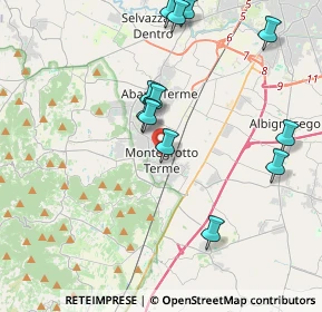 Mappa Via Ottaviana, 35036 Montegrotto Terme PD, Italia (4.06167)