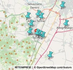 Mappa Via Ottaviana, 35036 Montegrotto Terme PD, Italia (3.33818)