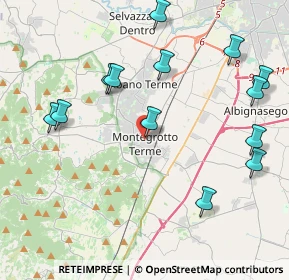 Mappa Via Ottaviana, 35036 Montegrotto Terme PD, Italia (4.68538)