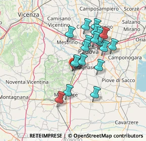 Mappa Via Ottaviana, 35036 Montegrotto Terme PD, Italia (12.01789)