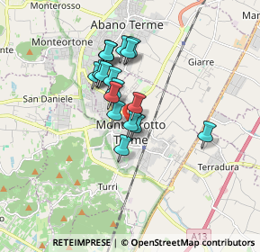 Mappa Via Ottaviana, 35036 Montegrotto Terme PD, Italia (1.29833)