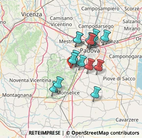 Mappa Via Fabio Filzi, 35036 Montegrotto Terme PD, Italia (10.29867)