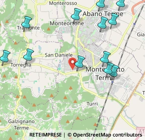 Mappa Via Fabio Filzi, 35036 Montegrotto Terme PD, Italia (2.5675)