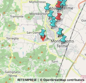 Mappa Via Fabio Filzi, 35036 Montegrotto Terme PD, Italia (2.11154)