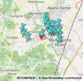 Mappa Via Fabio Filzi, 35036 Montegrotto Terme PD, Italia (1.37765)