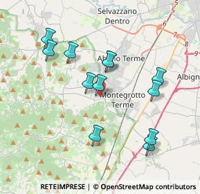 Mappa Via Fabio Filzi, 35036 Montegrotto Terme PD, Italia (3.5925)