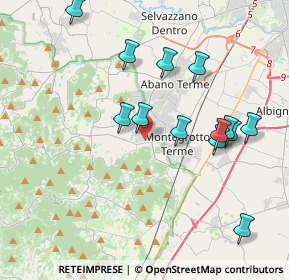 Mappa Via Fabio Filzi, 35036 Montegrotto Terme PD, Italia (3.96077)