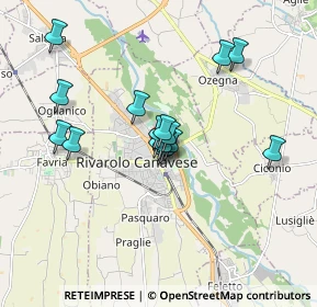 Mappa Viale Monsignor Mario Bosio, 10086 Rivarolo Canavese TO, Italia (1.3375)