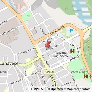 Mappa Via Ivrea, 31, 10086 Rivarolo Canavese, Torino (Piemonte)