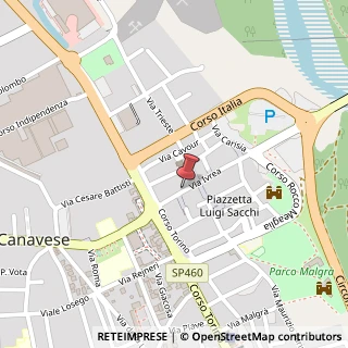 Mappa Via Ivrea, 33, 10086 Rivarolo Canavese, Torino (Piemonte)