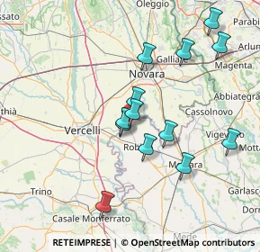 Mappa Via Vespolate, 27030 Confienza PV, Italia (13.86231)