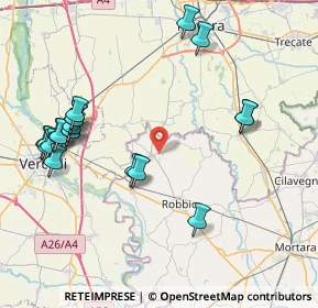 Mappa Via Vespolate, 27030 Confienza PV, Italia (9.286)