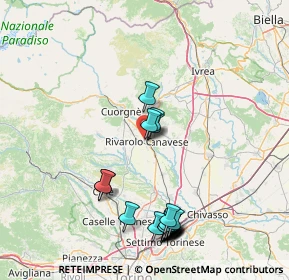Mappa Via Piero Martinetti, 10086 Rivarolo Canavese TO, Italia (17.427)