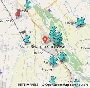 Mappa Via Piero Martinetti, 10086 Rivarolo Canavese TO, Italia (1.943)