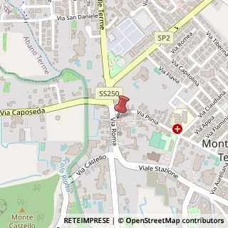Mappa Via Roma, 42, 35036 Montegrotto Terme, Padova (Veneto)
