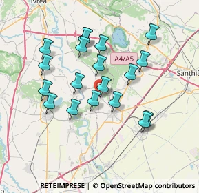 Mappa Via Valentino, 13040 Moncrivello VC, Italia (6.63895)