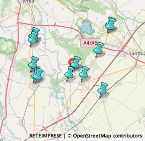 Mappa Via Valentino, 13040 Moncrivello VC, Italia (7.75214)