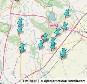 Mappa Via Valentino, 13040 Moncrivello VC, Italia (6.99077)