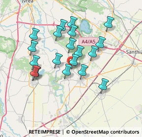 Mappa Via Valentino, 13040 Moncrivello VC, Italia (6.34895)