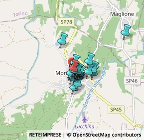 Mappa Via Valentino, 13040 Moncrivello VC, Italia (0.433)