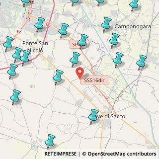 Mappa Via Groppo Evangelista, 35020 Sant'Angelo di Piove di Sacco PD, Italia (6.295)