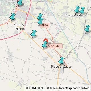 Mappa Via Groppo, 35020 Sant'Angelo di Piove di Sacco PD, Italia (6.09909)
