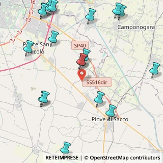 Mappa Via Groppo Evangelista, 35020 Sant'Angelo di Piove di Sacco PD, Italia (5.917)