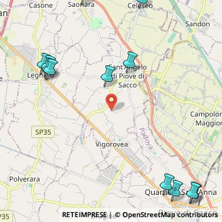 Mappa Via Groppo Evangelista, 35020 Sant'Angelo di Piove di Sacco PD, Italia (3.3225)