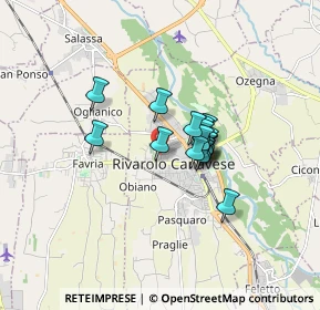 Mappa Corso A. de Gasperi, 10086 Rivarolo Canavese TO, Italia (1.06353)