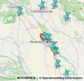 Mappa Corso A. de Gasperi, 10086 Rivarolo Canavese TO, Italia (4.99636)