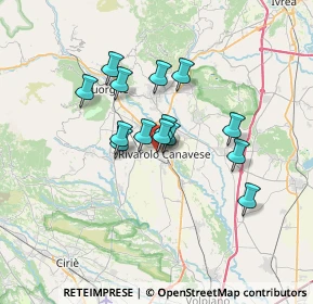 Mappa Corso A. de Gasperi, 10086 Rivarolo Canavese TO, Italia (5.15429)