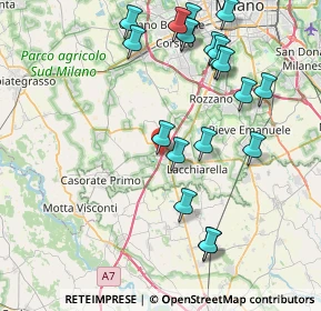 Mappa Via Luigi Galvani, 20082 Binasco MI, Italia (8.8985)