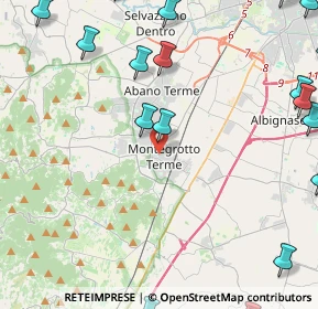 Mappa , 35036 Montegrotto Terme PD, Italia (7.0095)