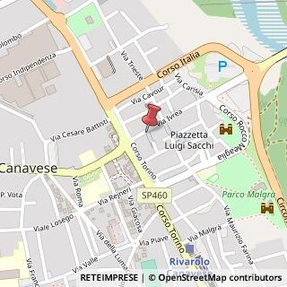 Mappa Piazza Giuseppe Garibaldi, 7, 10086 Rivarolo Canavese, Torino (Piemonte)