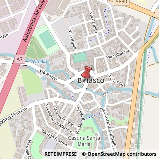 Mappa Via Don David Albertario, 5, 20082 Binasco, Milano (Lombardia)