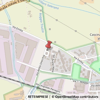 Mappa Via Angelo Grossi, 3, 26838 Tavazzano con Villavesco, Lodi (Lombardia)